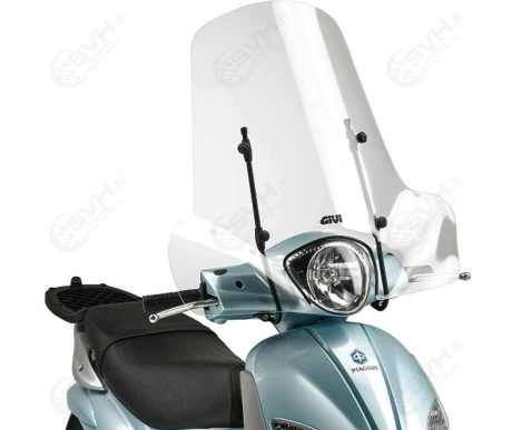 323 107A Givi tuulisuoja 107A kirkas Keeway Peugeot Piaggio Suzuki SYM kuva