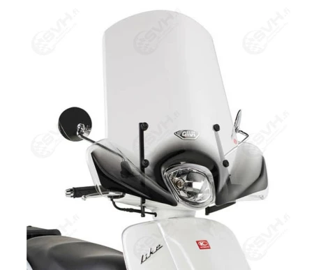 323 6102A Givi tuulisuoja 6102A kirkas Kymco Piaggio kuva