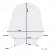 323 A201 Givi yleismallin tuulisuoja pleksi1