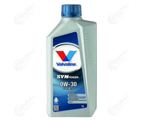 21 875423 VALVOLINE SYNPOWER DT C2 0W 30 MOOTTORIOLJY 1L kuva