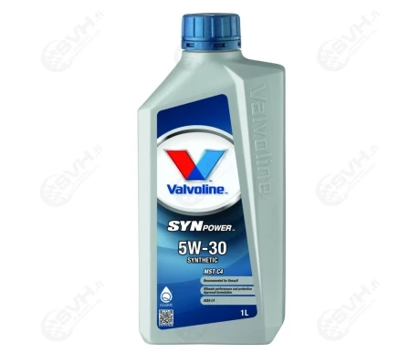 21 872770 VALVOLINE SYNPOWER MST C4 5W 30 MOOTTORIOLJY 1L kuva