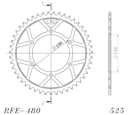 SUPERSPROX / JT REAR SPROCKET 480/1876.4 kuva