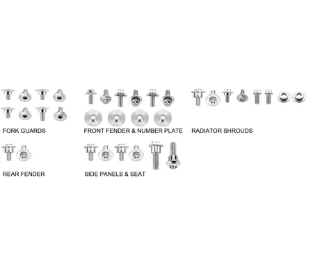 PSYCHIC BODY PANEL HARDWARE PACK HONDA kuva