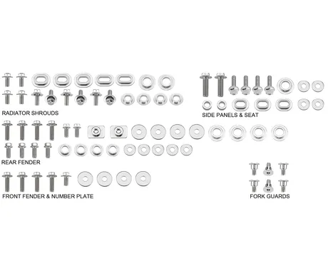 PSYCHIC BODY PANEL HARDWARE PACK YAMAHA kuva