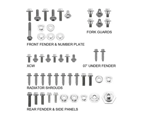PSYCHIC BODY PANEL HARDWARE PACKKTM kuva