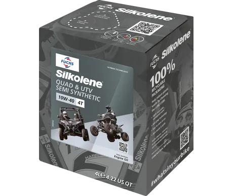 Silkolene Quad ATV 10W-40 4L CUBE (4x4l) kuva