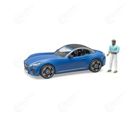 Bruder 03481 roadster urheiluauto kuljettaja kuva