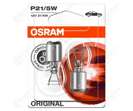 OS7528 02B Osram 12V 21 5W BAY15d blister pari kuva