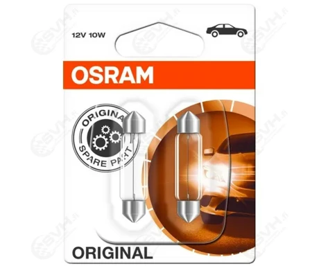 OS6411 02B osram Autolamppu 12V 10W blister pari kuva