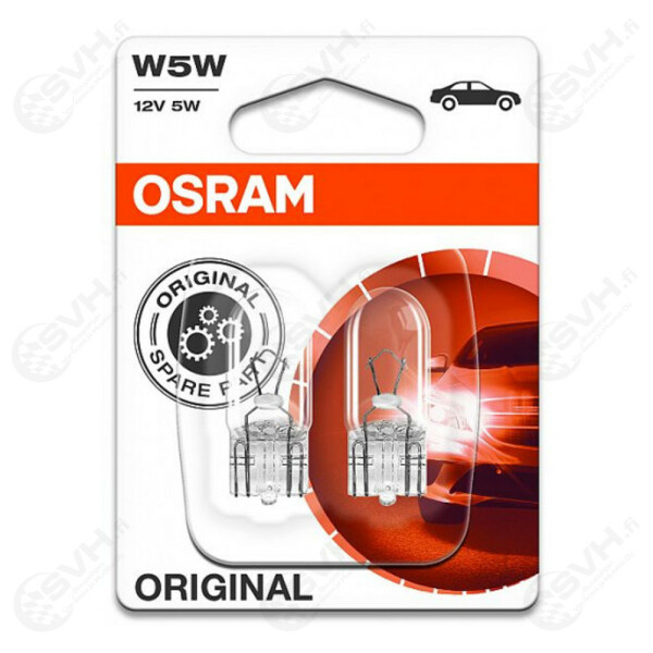 OS2825 02B Osram Autolamppu 12V 5W blister pari kuva
