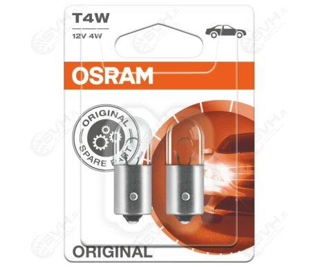 OS3893 02B Osram Autolamppu 12V 4W blister pari kuva