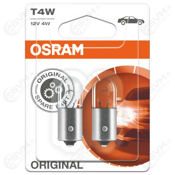 OS3893 02B Osram Autolamppu 12V 4W blister pari kuva