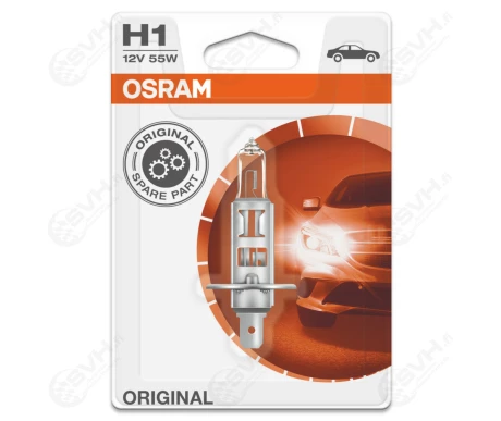 OS64150 01B Osram Autolamppu 12V 55W H1 blister kuva