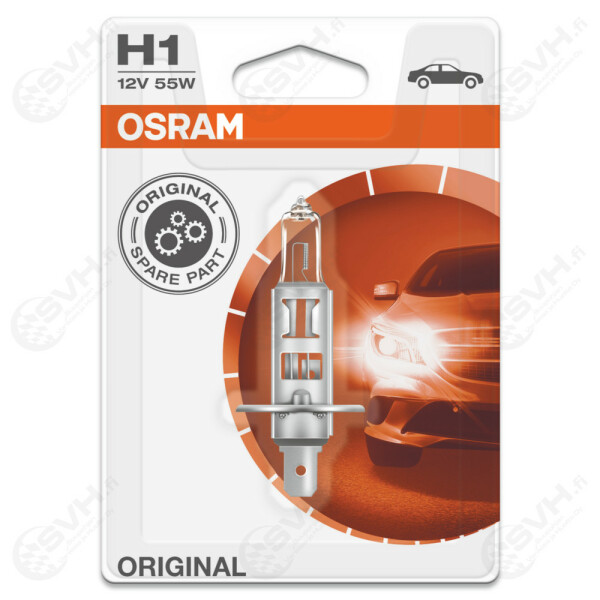 OS64150 01B Osram Autolamppu 12V 55W H1 blister kuva