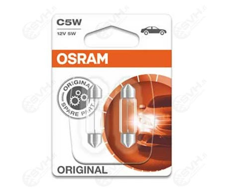 OS6418 02B Osram Autolamppu 12V 5W blister pari kuva