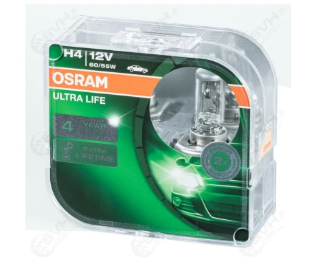 OS64193ULT DUO osram Autolamppu 12V 60 55W H4 Ultra Life paripakattu kuva