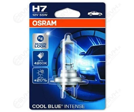 OS64210CBI 01B Osram Autolamppu 12V 55W H7 Cool Blue Intense blister kuva