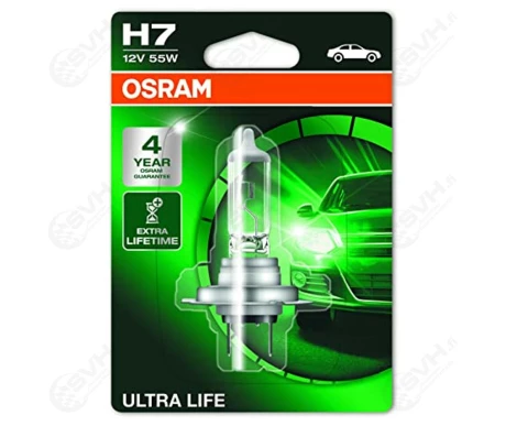 OS64210ULT 01B Autolamppu 12V 55W H7 Ultra Life blister kuva