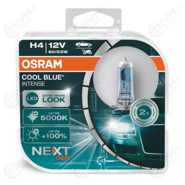 OS64193CBN DUO osram Osram 12V 60 55W H4 Cool Blue Intense NextGen kuva