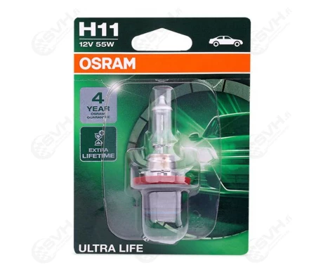 64211ULT 01B osram Autolamppu 12V 55W H11 Ultra Life kuva