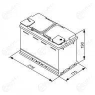 Bosch S5 AGM Akku 70Ah 760A CCA S5 A08 0