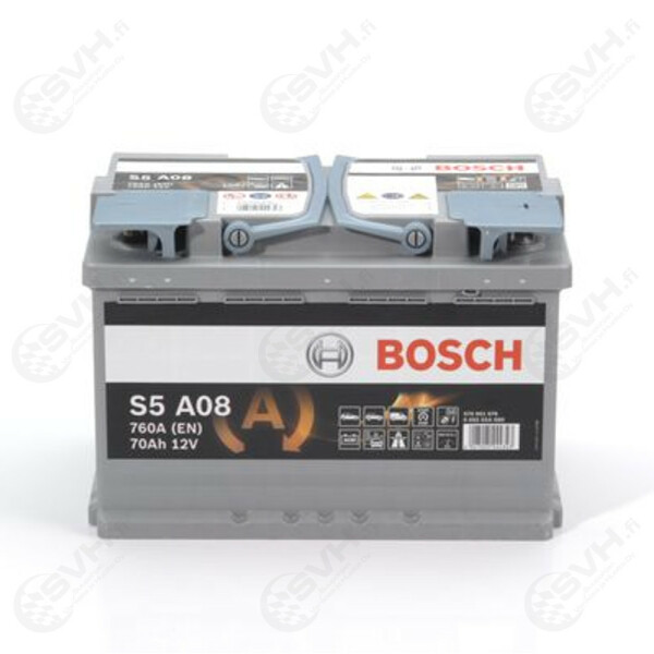 Bosch S5 AGM Akku 70Ah 760A CCA S5 A08 kuva