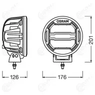 Osram LED Lisavalo MX180 CB ref 25 39 1W 3000lm 12 24V 3