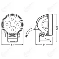 osram LED Lisavalo VX80 WD 22W 1150lm 12 24V 2