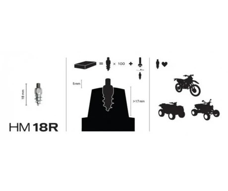 Maxi Grip HM 18 Racing Nastasarja 100kpl kuva