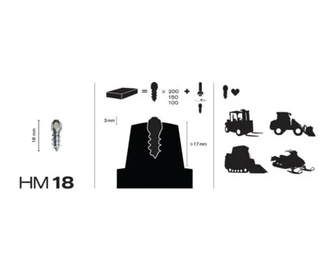 Maxi Grip HM 18 Nastasarja 18mm 150kpl kuva