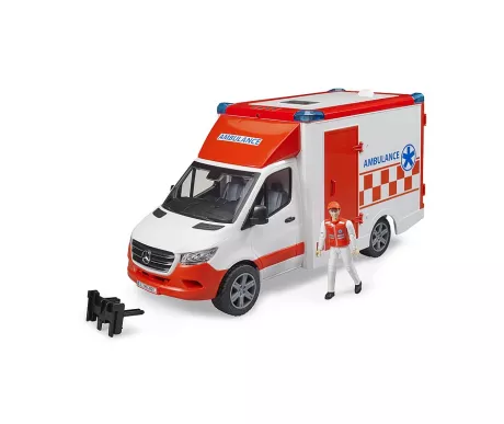 Bruder 02676 MB Sprinter ambulanssi ja hahmo kuva