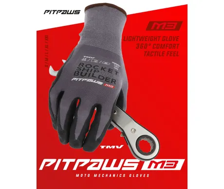 TMV Pitpaws gloves Black "Rocket ship bu kuva