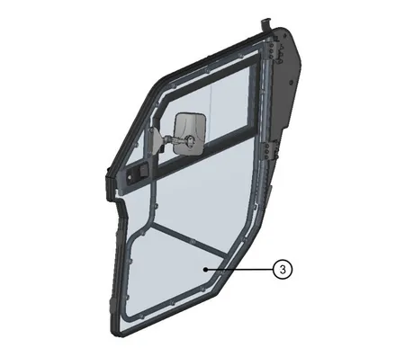 DFK Ovi kokoonpano Vasen Can-Am Maverick kuva
