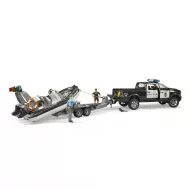 Bruder 02507 poliisi poliisivene venetraileri sukeltaja2