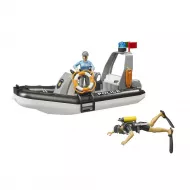 Bruder 02507 poliisi poliisivene venetraileri sukeltaja3