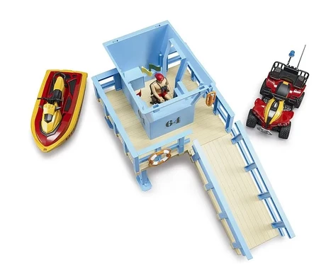 Bruder 62780 Hengenpelastustorni monkija vesiskootteri ja hahmo2 kuva