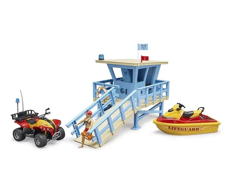 Bruder 62780 Hengenpelastustorni monkija vesiskootteri ja hahmo3 kuva