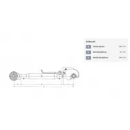 Tyontovarsi HD pikakouralla kat. 3 3 617 830 mm M36 x 30 TLC4003633KR1