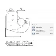Vetovarren pikakoura hitsattava CBM kat v2. 0800066141