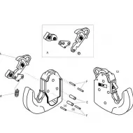 Vetovarren kouran lukon korjaussarja 13801090501