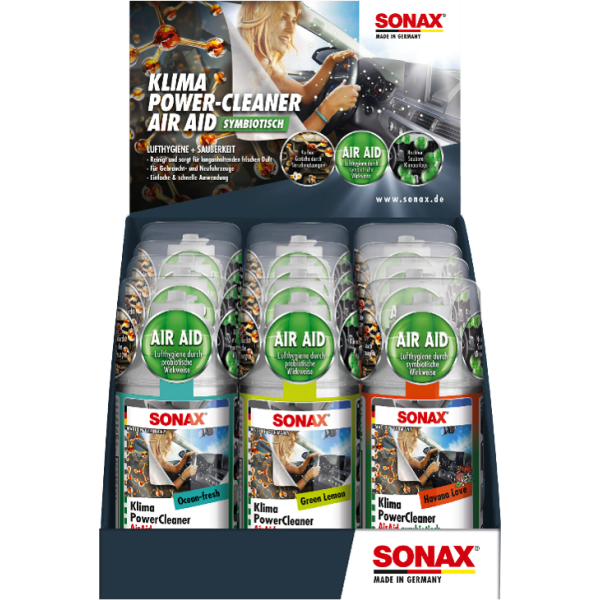 Auton ilmastoinnin ja hoyrystimen puhdistusaine Sonax kuva