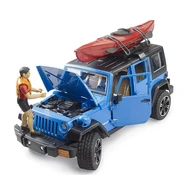 Bruder 02529 Jeep Wrangler Rubicon Unlimited kajakki ja hahmo1