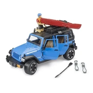 Bruder 02529 Jeep Wrangler Rubicon Unlimited kajakki ja hahmo2