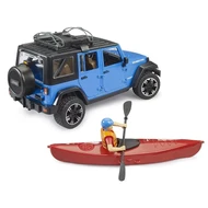 Bruder 02529 Jeep Wrangler Rubicon Unlimited kajakki ja hahmo3