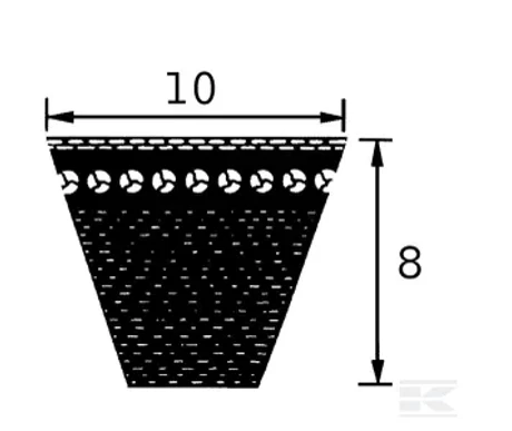 v belt avx10 td kuva