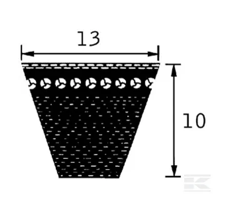 v belt avx13 td kuva