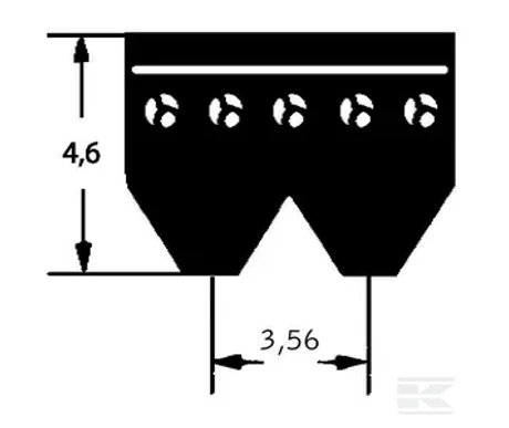 ribbed belt pk46 td kuva