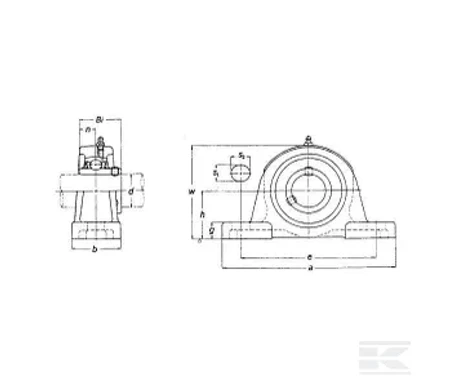 ball bearing ucp200 td kuva