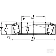 taper bearing 302 332 2 td