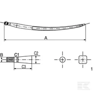universal curved tines td